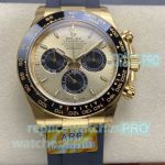 ARF Swiss 1:1 Replica Yellow Gold Rolex Cosmo Daytona 4131 Chronograph Oysterflex Watch 